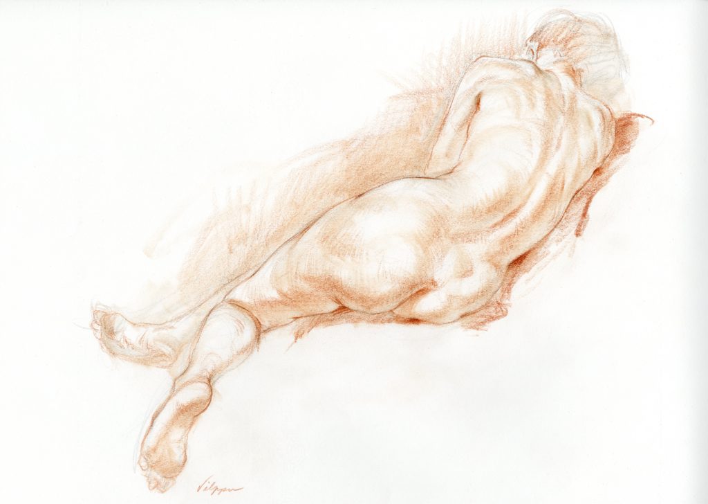 Figure Drawing by New Masters Academy instructor Glenn Vilppu